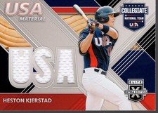2020 Elite Extra Edition USA Materials #26 Heston Kjerstad - BB