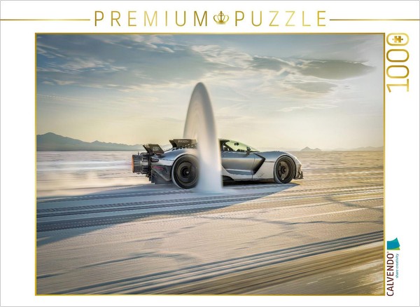 Calvendo Puzzle The Moment When Speed Becomes History. | 1000 Pieces, Finished S-image