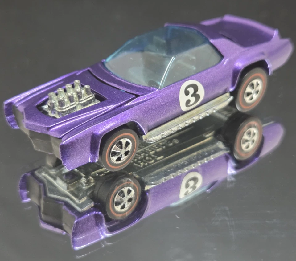 Hot Wheels Redline SUGAR CADDY #8 ROJO HK interior oscuro restaurado 1969 Foto 2 de 4