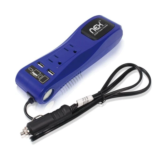 200W Car Power Inverter DC 12V to 110V AC Car Outlet Adapter Cigarette Lighter