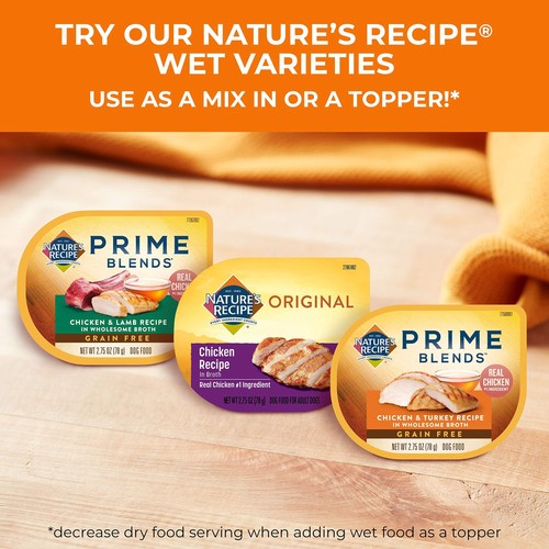 Nature's Recipe Grain Free Dry Dog Food, Lamb, Sweet Potato & Pumpkin Recipe,... - Picture 9 of 10