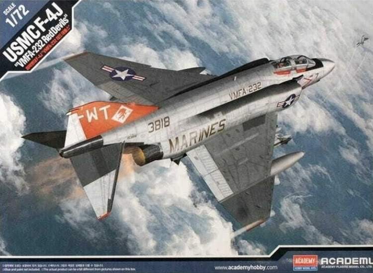 Academy 12556 1/72 USMC F-4J Phantom VMFA-232 Red Devils