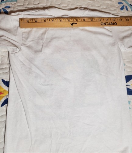 RARE Fifty-Fifty Vintage Kids White Holiday Christmas Tee S 6-8 USA Surf Beach - Picture 11 of 13