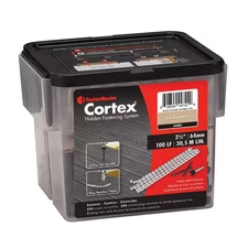 Collated Cortex 2-1/2" Deck Screws W/ Collated Plugs &Bits-For Trex Decking Carm