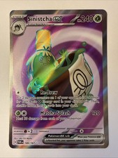 pokemon skyla tcg card Sinistcha ex 210/167 Twilight Masquerade (#001)