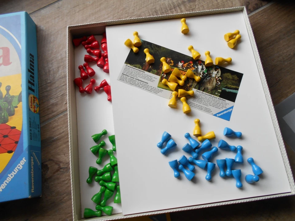 Halma (2 Spielflächen). Ravensburger 602 5 2602. Spielfiguren aus Holz. Wie neu! - Bild 3 von 4