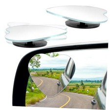 2 Pcs Heart Blind Spot Mirror Car Side Mirror Blindspot Adjustabe Angle