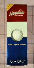 Maxfli Noodle Long  Soft Golf Balls - 3 count box NEW