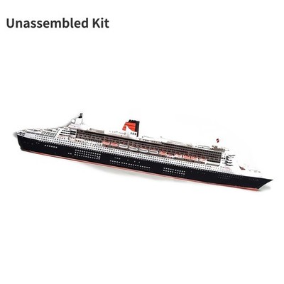 1:400 Queen Mary II Kreuzfahrtschiff Schiff 3D Papiermodell Ornamente unmontierter Bausatz