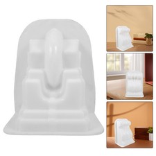 Molde de columna romana duradero de 2 piezas para fundición de hormigón hogar jardín decoración de pilares