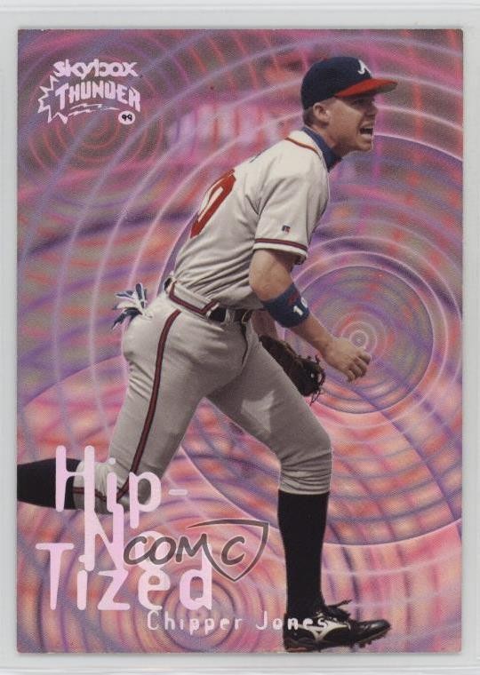 1999 Skybox Thunder Hip-No-Tized Chipper Jones #7(H) HOF 11if