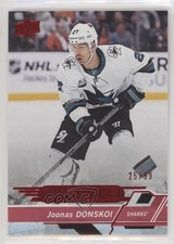 2018-19 Upper Deck Overtime Rookies Red Foil 25/99 Joonas Donskoi #131 z7h