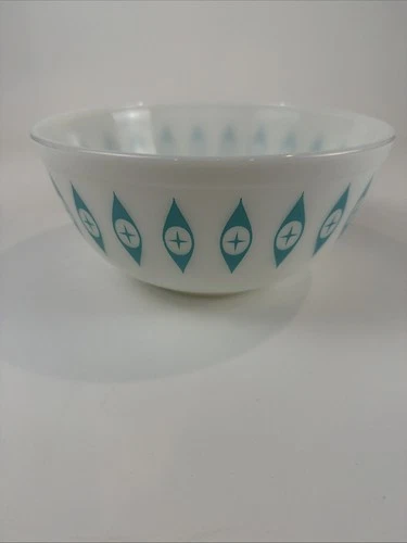 Vintage MCM Pyrex Atomic Eye 2.5 Qt Mixing Bowl #403