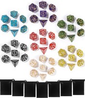 WüRfel Set 49 StüCk Polyedrisch Rollenspiel WüRfel FüR Brettspiele RPG