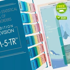 Diagnostic and Statistical Manual of Mental Disorders DSM-5-TR with index tab PB