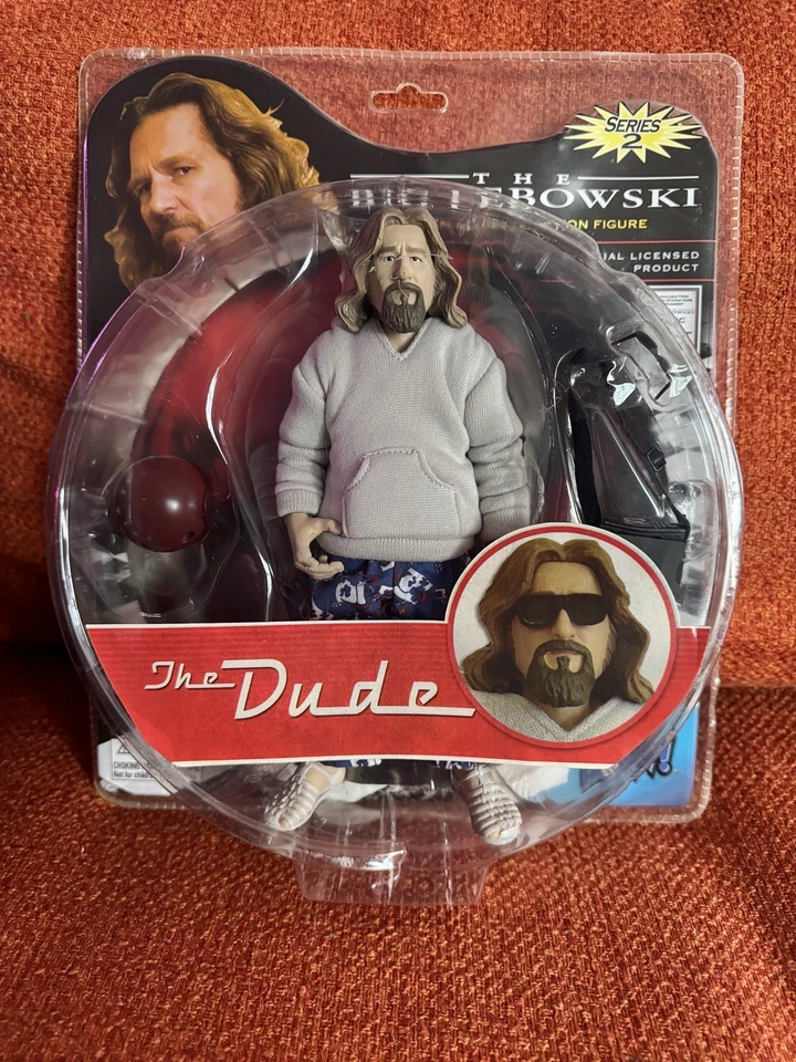 Bif Bang Pow! Figura de acción Big Lebowski Dude Urban Achiever serie 2 sudadera con capucha nueva en paquete Foto 2 de 4