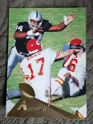 1994 Pinnacle Football Card #64 Anthony Smith - Los Angeles Raiders 