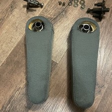 2003-2008 Honda Element GREEN Left & Right Seat Armrest PAIR w/Brackets & Bolts