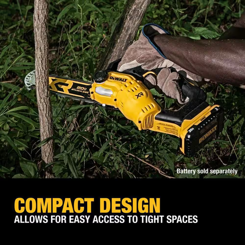 20V MAX 8 In. Brushless Cordless Battery Powered Pruning Chainsaw (Tool Only) - Picture 7 of 12