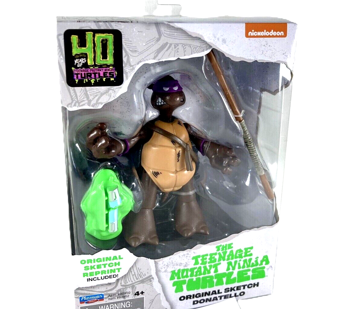 TMNT Donatello 40th Anniversary Edition with Original Sketch Reprint