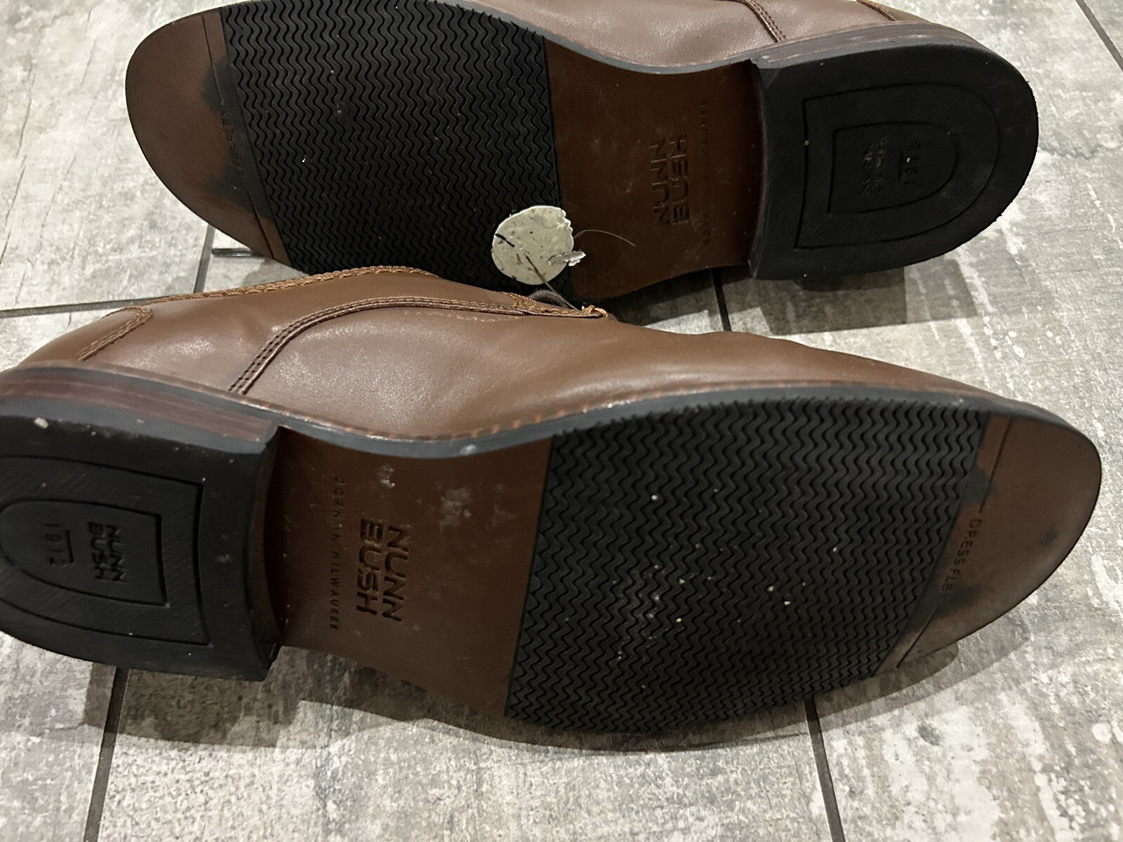 SAOLA Scarpe eleganti stringate Nunn Bush da uomo Baxter marrone #81086 221 taglia: 9