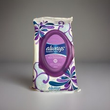 Always Feminine Wipes pH Balanced Fresh  Clean Scent Soft Pack Wipes-To-Go 32Ct