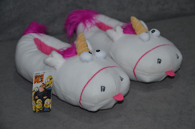 Minions Fluffy Unicorn Girls Kids Children Novelty 3D Stompeez