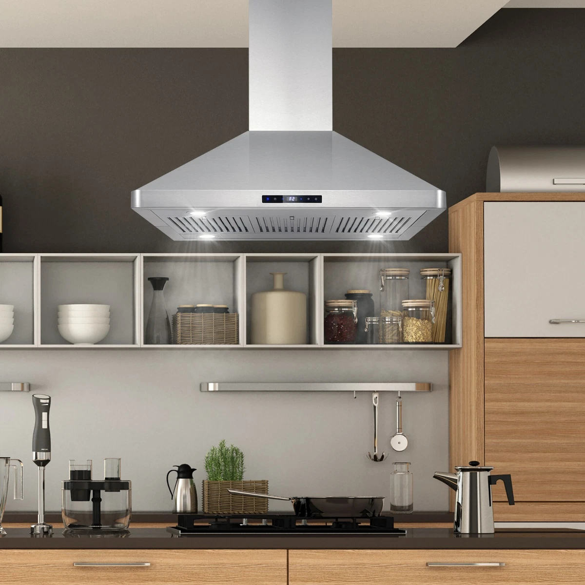 Stainless Steel Box Kitchen Exhaust Hood