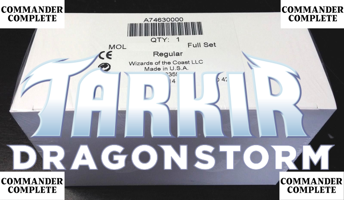 TARKIR: DRAGONSTORM Complete Full Set Factory Sealed TARKIR: DRAGONSTORM Complete Full Set Factory Sealed
