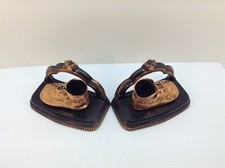 Vintage Bronzed Baby Shoe Bookends