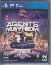 Agents of Mayhem PlayStation 4 PS4, 2017)Day One W/ DLC + FACTORY SEALED! NEW