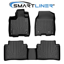 SMARTLINER Custom Fit Floor Mats 2 Row Liner Set All Weather 2013-2018 Acura RDX