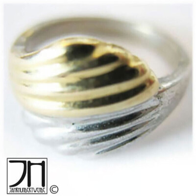 Pierre Lang Ring versilbert vergoldet signiert