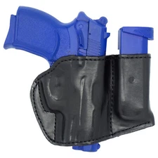 Holster and Mag Pouch Combo - Right Hand OWB Leather Belt Holster Fits GLOCK21