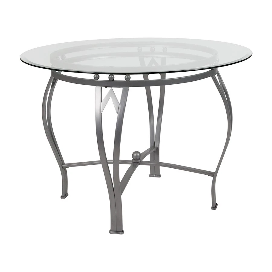 42 round glass dining table deals
