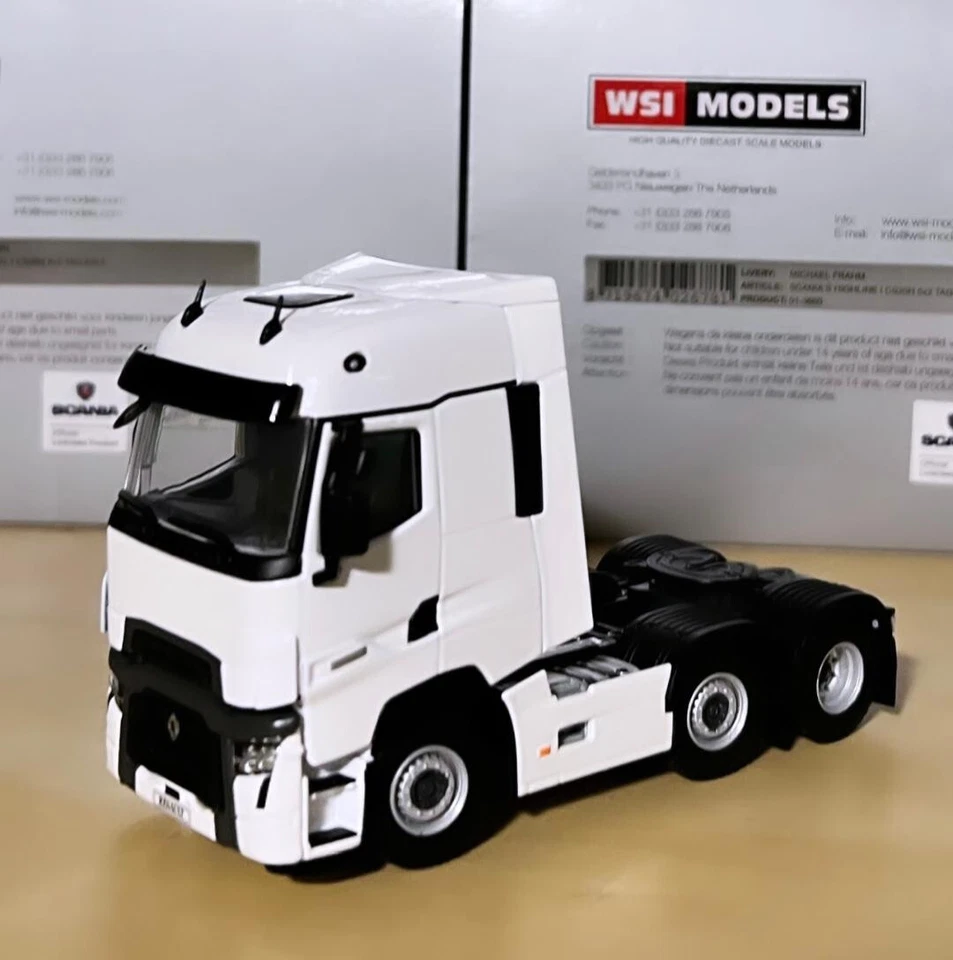 Renault T high evo 6x2, WSI truck models 03-2046 ,1:50 scale - Image 3 of 4