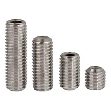 #3-48 Cup Point Socket Set Screws, SAE Coarse US / Inch, Stainless Steel 18-8