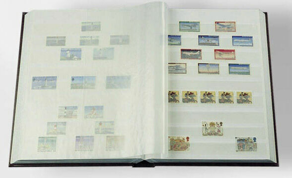 Download Stamp Collecting Album 16 White Pages A5 Red Cover 6.5 X 9 Basic Stockbook Gift for sale online ...