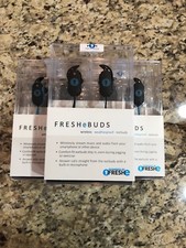 New FRESHeBUDS Wireless Weatherproof Earbuds Black