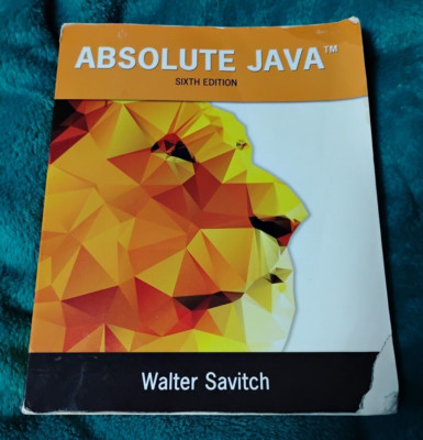 Absolute Java by Kenrick Mock and Walter Savitch (2015, Trade Paperback)