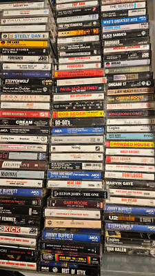 Rock, Pop, Metal, Rap Cassette Tapes *You Choose* Low Prices / Guaranteed