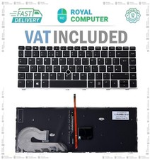 BACKLIT HP EliteBook 840 G5 846 G5 745 G5 Keyboard UK layout trackpoint