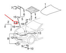 Verin de hayon / de capot Lexus LS