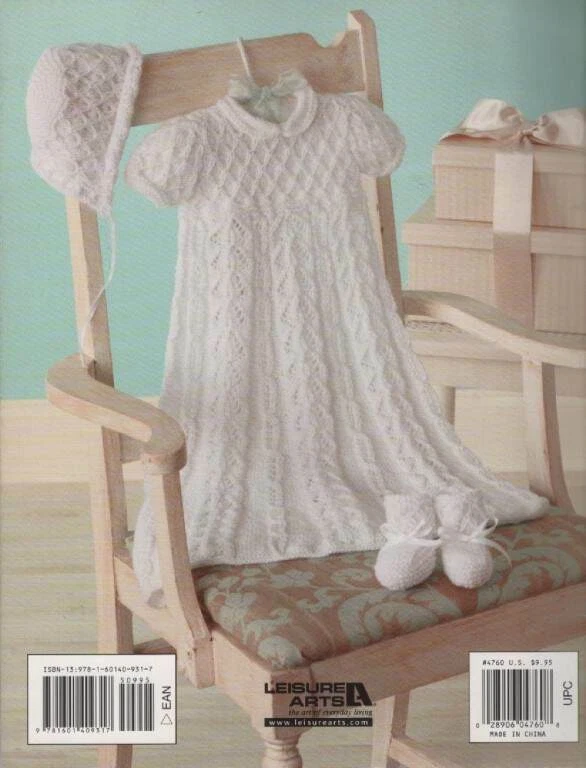 Elegant Ensembles to Knit book 2: instructions for 4 christening sets (3-12 mo) - Image 2 of 4