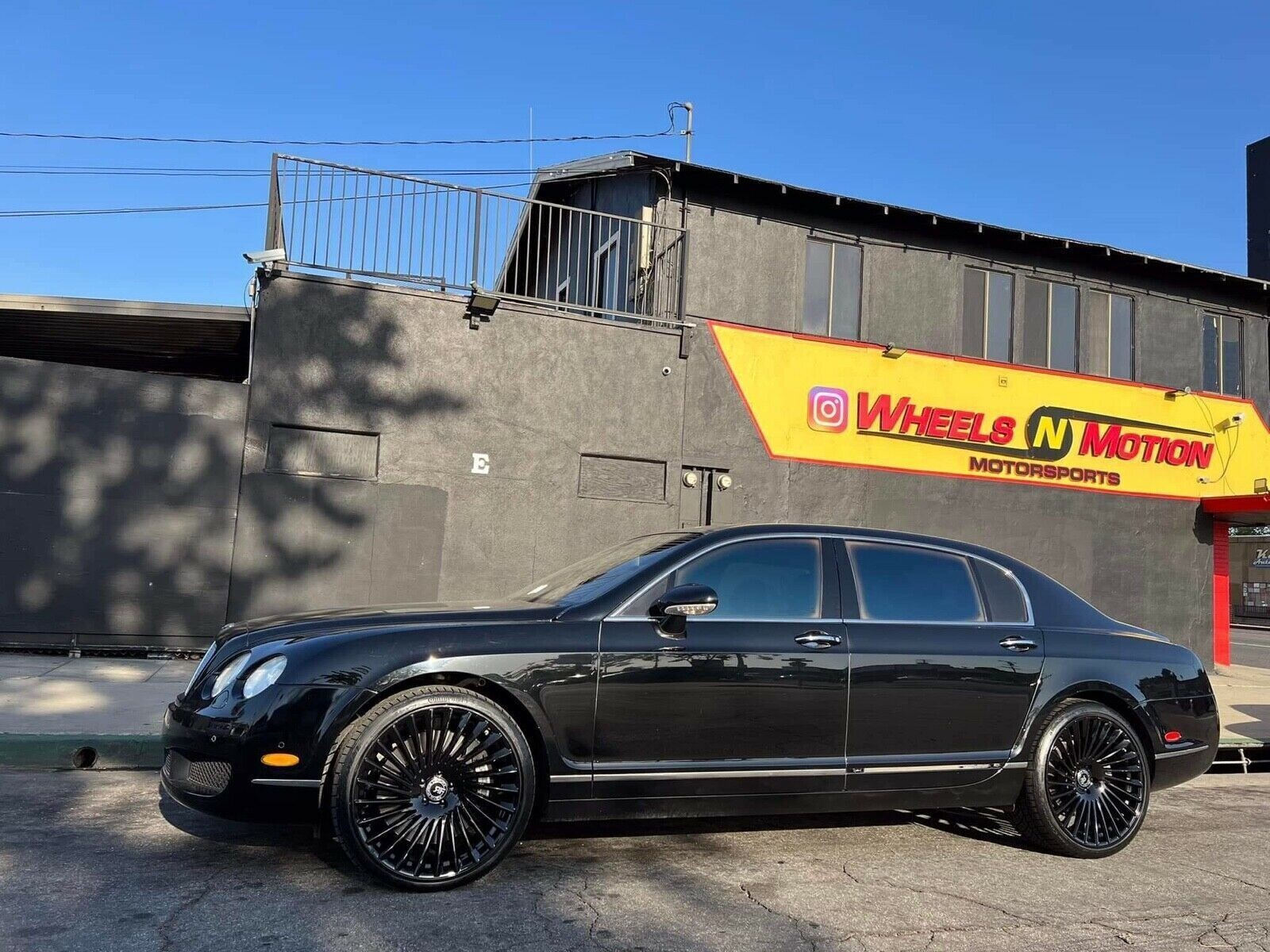 22” RF23 Wheels For Bentley Flying Spur Continental GT 22x9 / 22x10.5 Black