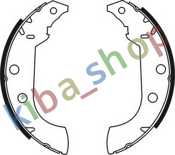 REAR AXLE BRAKE SHOE FITS CITROEN XSARA ZX PEUGEOT 306 405 I 405