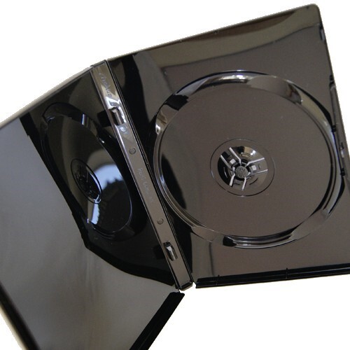 5 x Maxtek Premium Grade Glossy Shiny Black Single CD DVD Blu-ray Disc Case 14mm - Picture 2 of 5