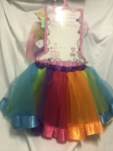 Princess Expressions Unicorn Halloween Pretend Play Costume 3 Piece Rainbow New - Picture 6 of 11