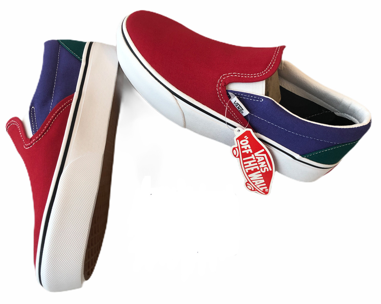purple green vans