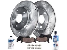 For 2005-2008 Hyundai Sonata Brake Pad and Rotor Kit Rear Detroit Axle 58152RCCG